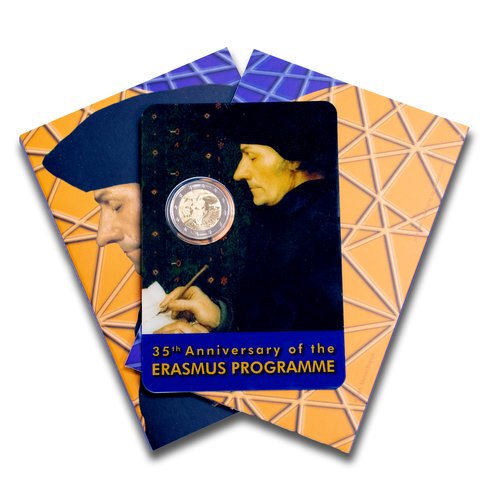 35th Anniversary of the Erasmus Exchange Programme - Coin Card 35th Anniversary of the Erasmus Exchange Programme - Coin Card
