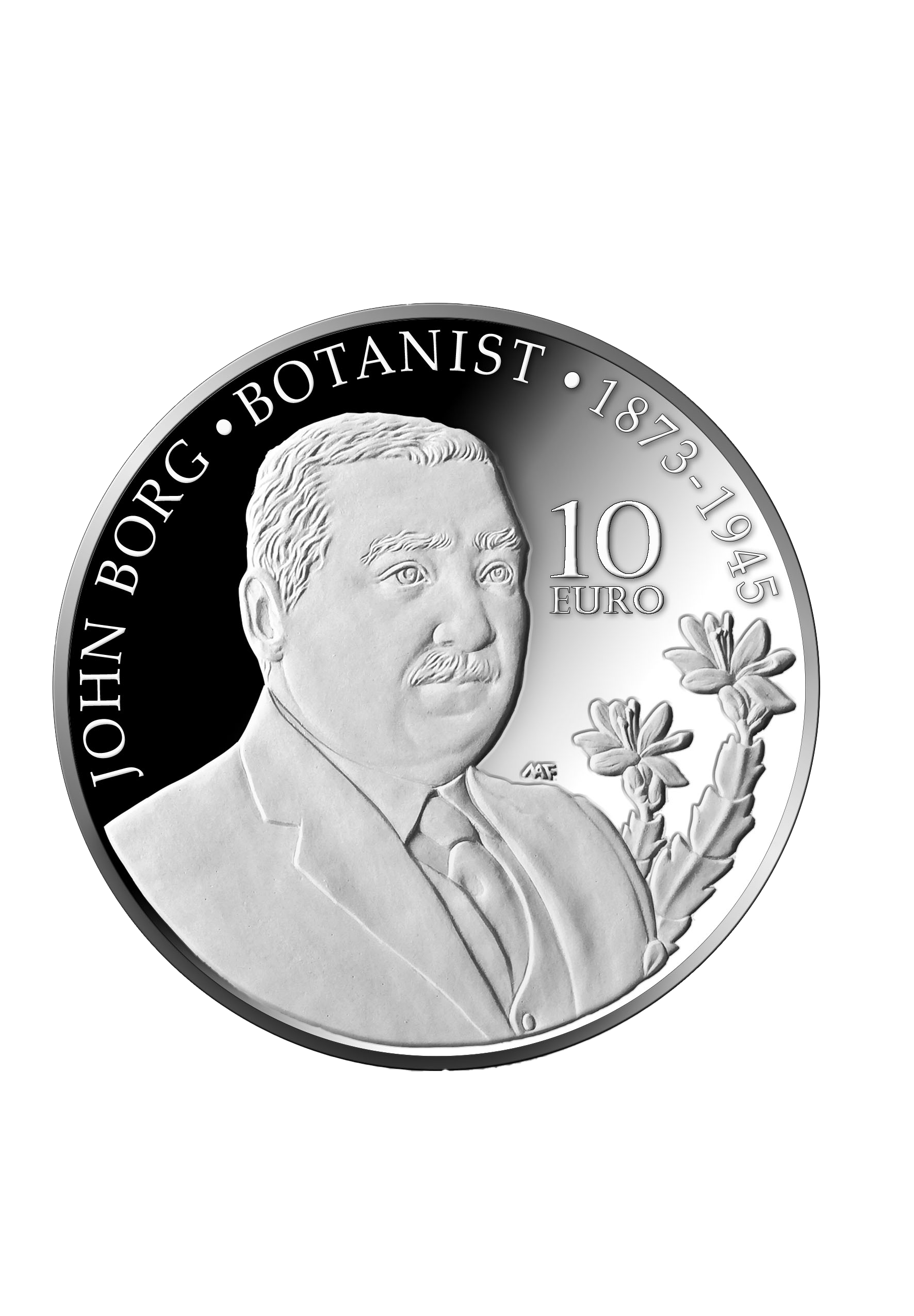 150th Anniversary of John Borg's Birth - Silver