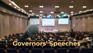 Governors' Speeches Governors' Speeches
