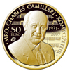 Maestro Charles Camilleri gold coin Maestro Charles Camilleri gold coin