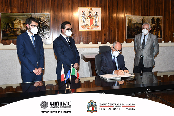 Cooperation Agreement between Central Bank of Malta and the University of Macerata, Italy