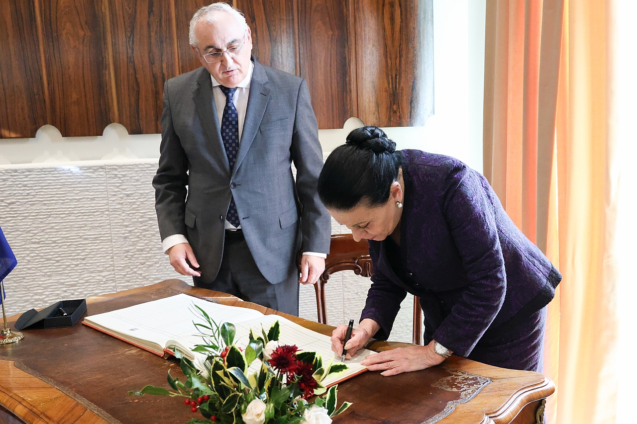 Signing of the Guest Book