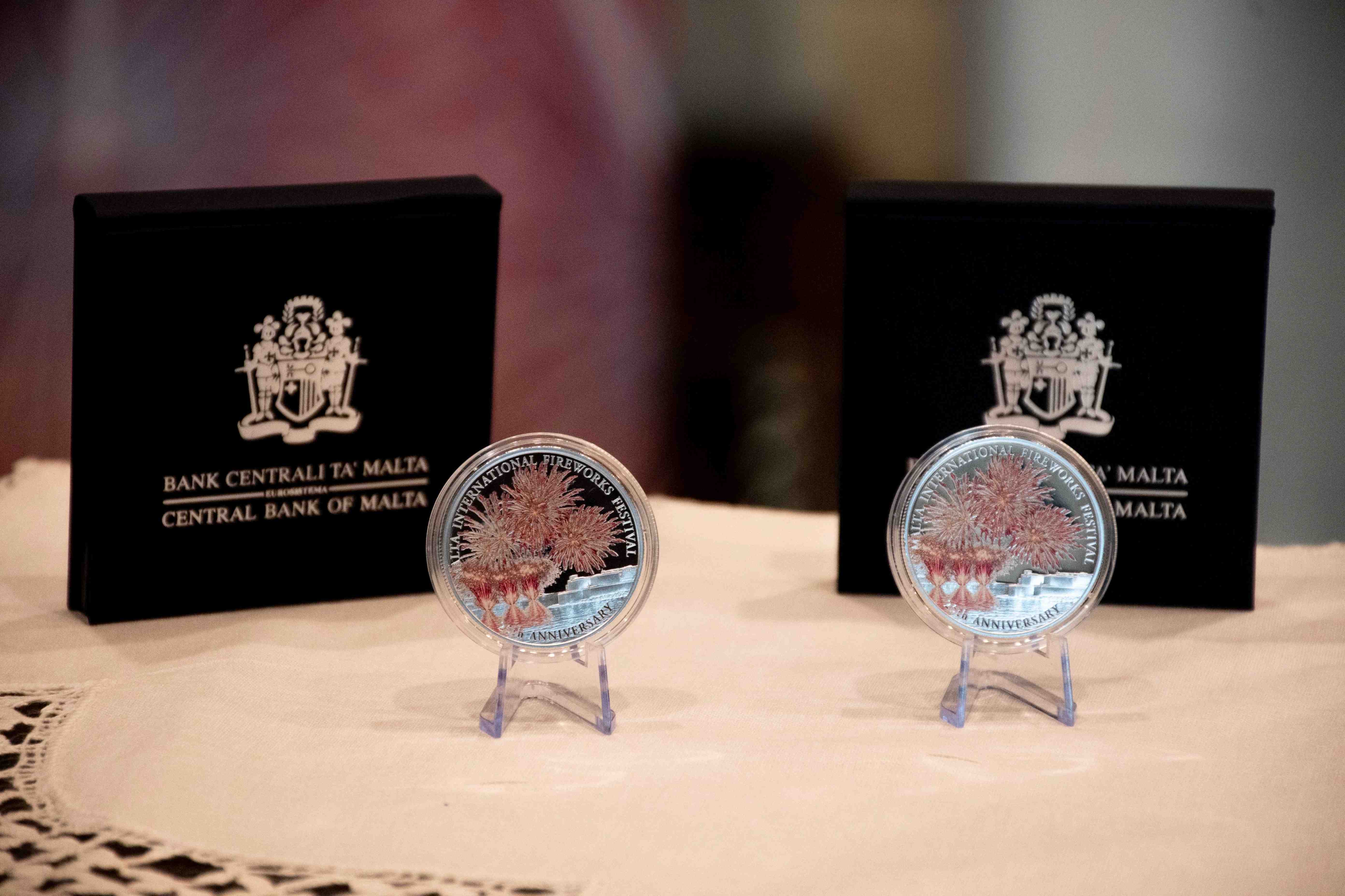 Fireworks coin
