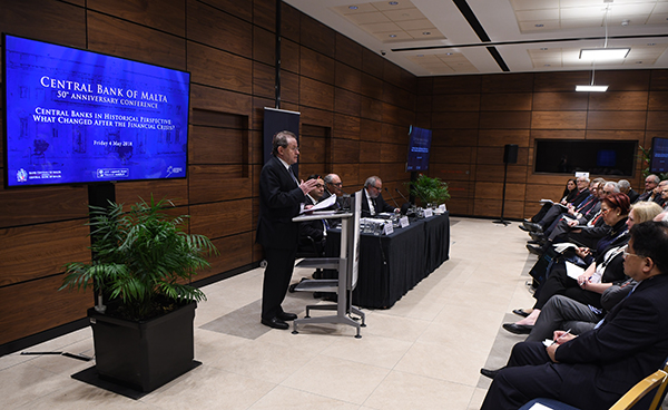 Conference hosted by the Central Bank of Malta &ndash; Central Banks in Historical Perspective: What Changed after the Financial Crisis?