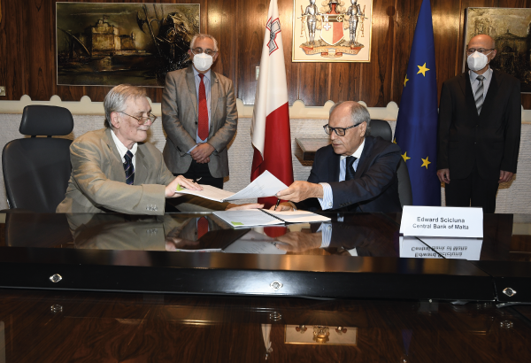 Central Bank of Malta signs an updated Memorandum of Understanding with the Malta Statistics Authority and the National Statistics Office