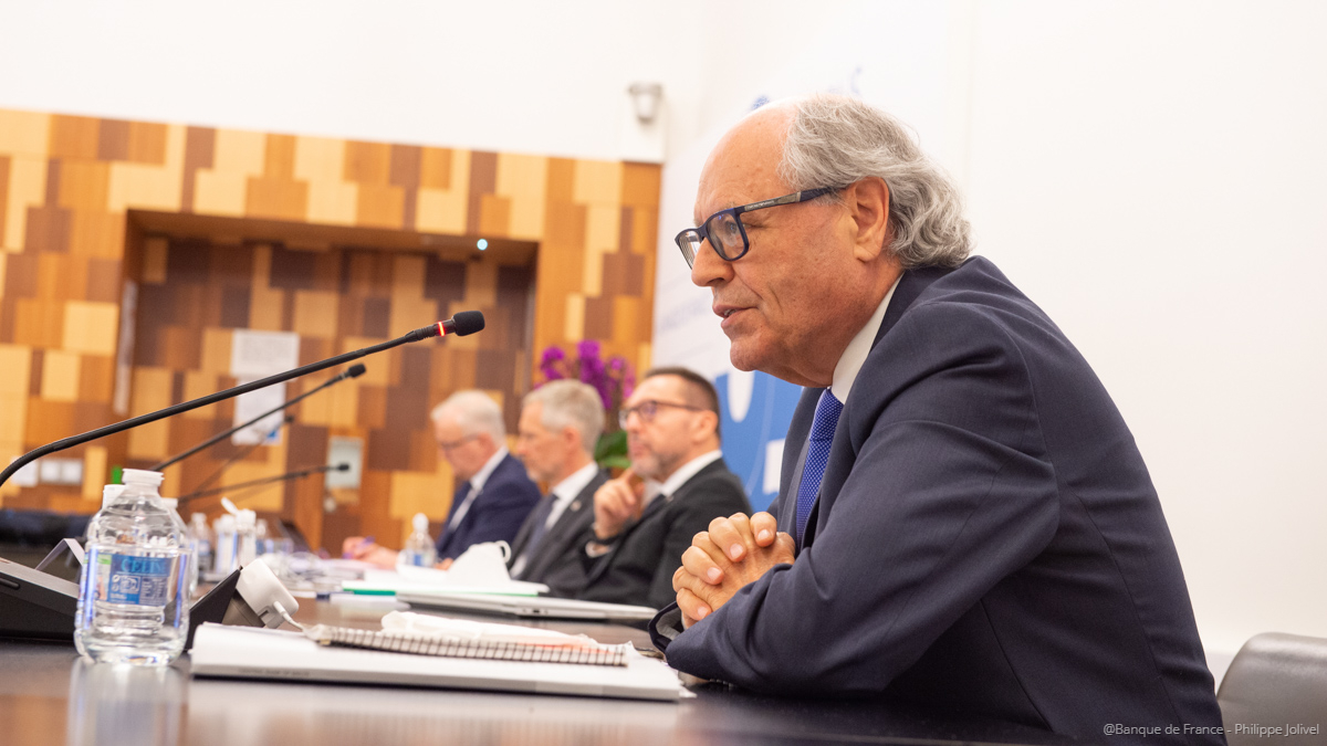 Governor Scicluna with Central Bank Governors of Greece, Slovenia and Finland