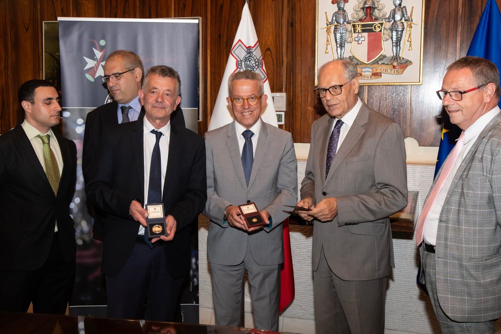 Central Bank of Malta launched a numismatic coin issue commemorating the Għaqda Każini tal-Banda Central Bank of Malta launched a numismatic coin issue commemorating the Għaqda Każini tal-Banda