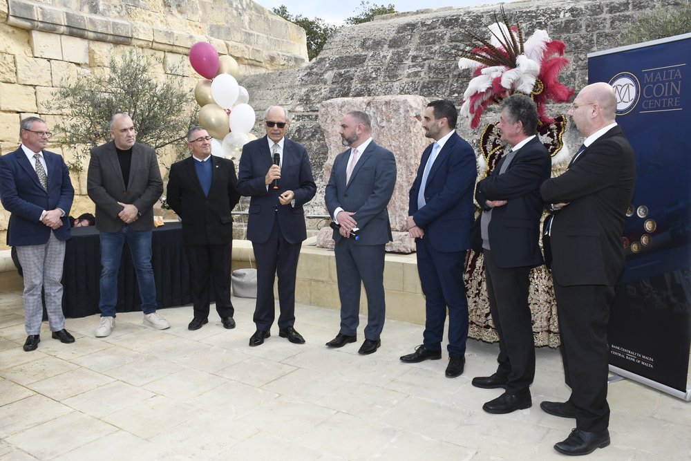 Governor Scicluna speaking during the event