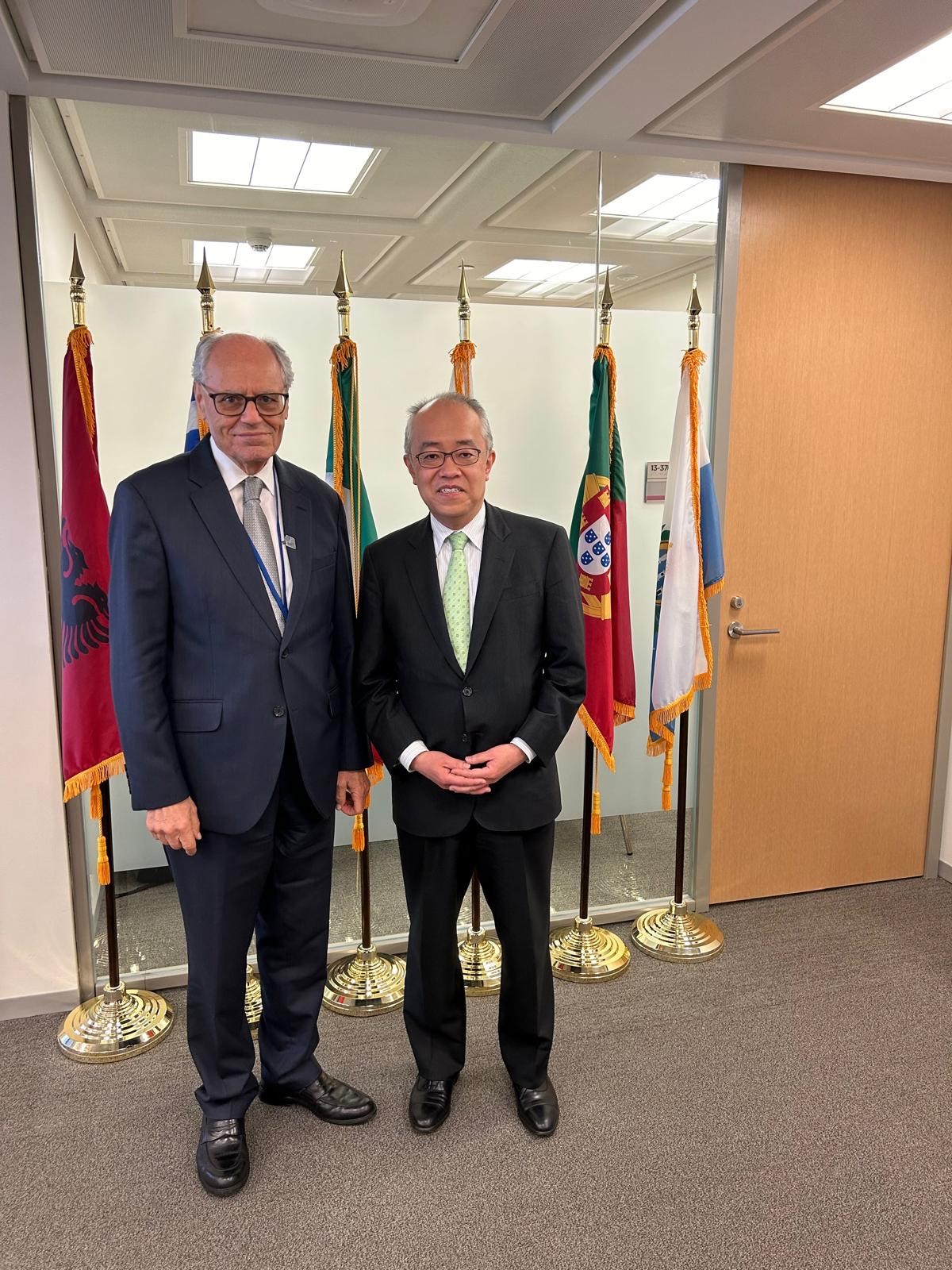 Governor Scicluna with IMF’s EUR Article IV Mission chief Ishi Kotaro. Governor Scicluna with IMF’s EUR Article IV Mission chief Ishi Kotaro.