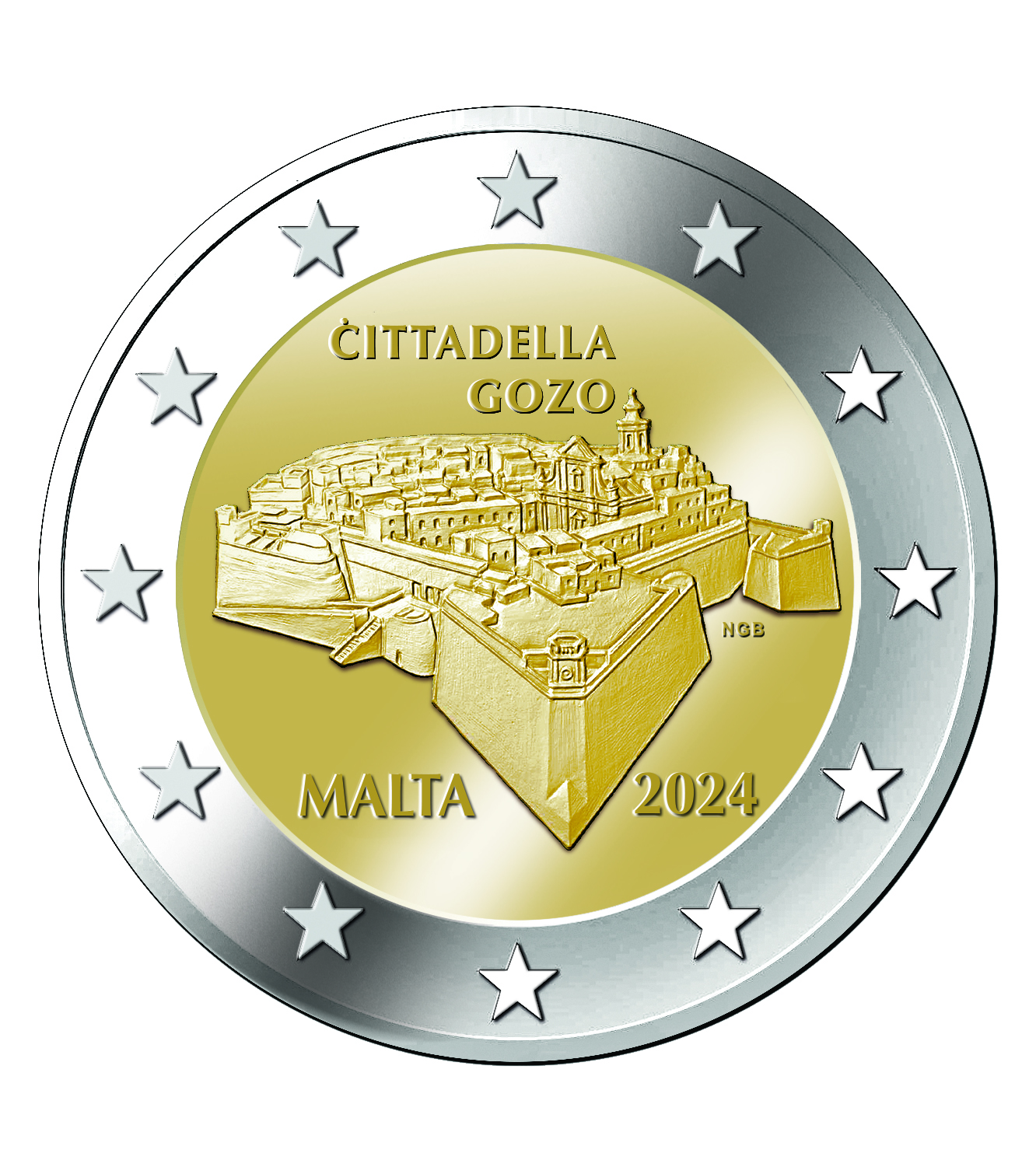 Munita Kommemorattiva taż-&euro;2 - Iċ-Ċittadella Għawdex