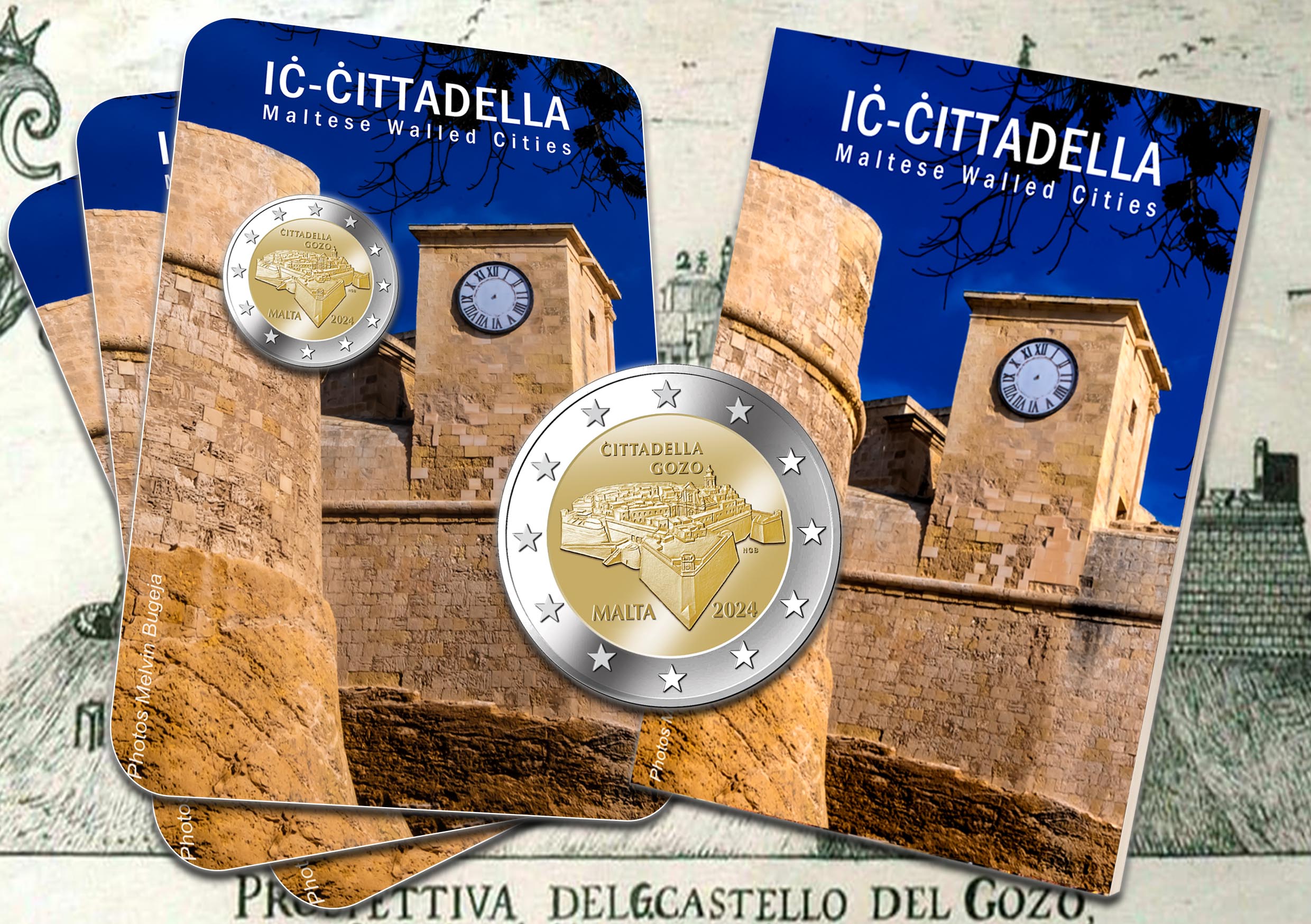 &euro;2 Coin Card bit-tema taċ-Ċittadella