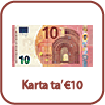 Karta ta' &euro;10