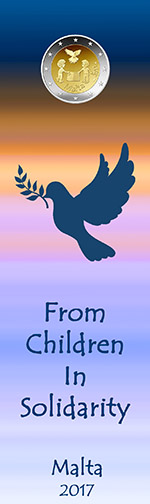 €2 commemorative coin card - Peace €2 commemorative coin card - Peace