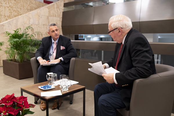 Conversation with Mr Joseph R. Grima Conversation with Mr Joseph R. Grima