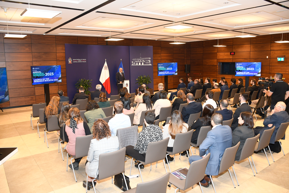L-Udjenza preżenti għall-Workshop Annwali tar-Riċerka L-Udjenza preżenti għall-Workshop Annwali tar-Riċerka