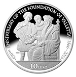L-450 anniversarju mit-twaqqif tal-Belt Valletta - munita tal-fidda L-450 anniversarju mit-twaqqif tal-Belt Valletta - munita tal-fidda